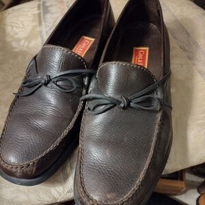 Cole Haan Men's Brown Leather Loafers